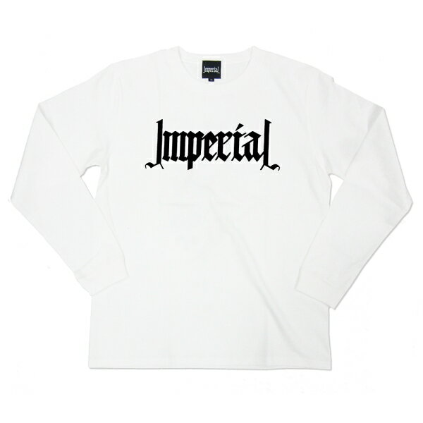 インペリアル／IMPERIAL LOGO WHITE (Mサイズ) ロングスリーブTシャツ