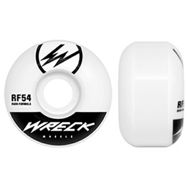 レック ウィール WRECK WHEELS／W1 ORIGINAL CUT WHITE 54mm 83B ウィール