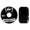 レック ウィール WRECK WHEELS/W2 SQUARE CUT BLACK 53mm 83B ウィール
