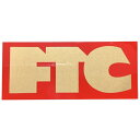 エフティーシー FTC/OG LOGO LARGE GOLD/RED ステッカー