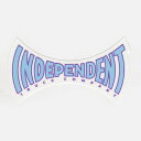 インディペンデント INDEPENDENT／SPANNING 4” STICKER (BLUE/CLEAR) ステッカー