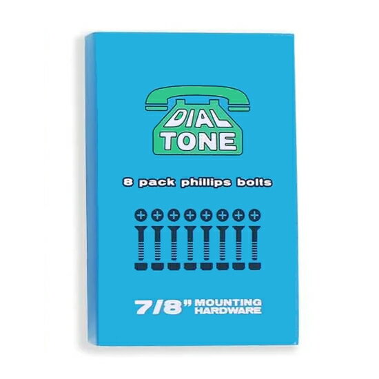 ダイアルトーン ウィール DIALTONE WHEELS／DIAL TONE MATCH BOLTS 7/8 PHILLIPS (プラス) ビス ナット