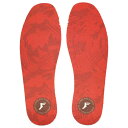 フットプリントインソール FOOTPRINTINSOLES/KINGFOAM FLAT INSOLES CUTTING TYPE RED CAMO 5mm LA...