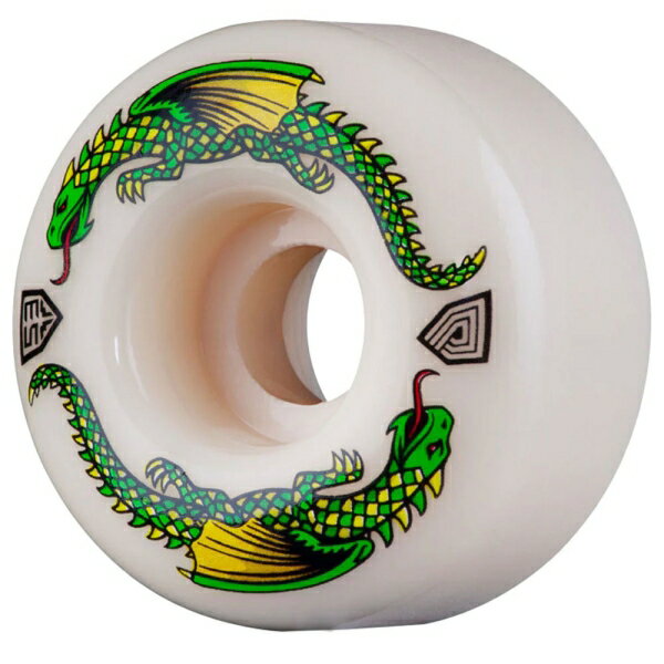 パウエル／POWELL DRAGON FORMULA OFF WHITE 53mm×34mm 93A ウィール