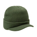 nt^HUF ONE STAR VISOR BEANIE (AVOCADO) r[j[