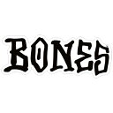 ボーンズ ウィール BONESWHEELS/BONES 5” STICKER (WHITE/BLACK) ステッカー