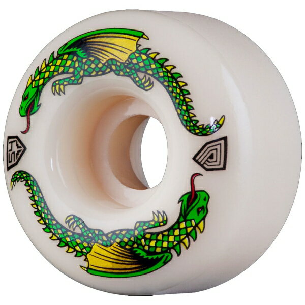 パウエル／POWELL DRAGON FORMULA OFF WHITE 55mm×34mm 93A ウィール