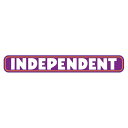 インディペンデント/INDEPENDENT BAR LOGO STICKER 6in (PURPLE/WHITE) ステッカー