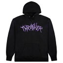 XbV[ THRASHER^TRASHER THORNS HOOD (BLACK) XLTCY t[h