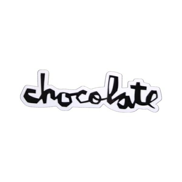チョコレート CHOCOLATE／CHUNK STICKER 3” (BLACK) ステッカー