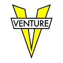 ベンチャー VENTURE/V DIE CUT STICKER MED ( YELLOW ) ステッカー