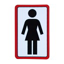 ガール GIRL/OG STICKER 3” (BLACK/WHITE/RED) ステッカー