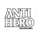 A`q[[ ANTIHERO^BLACKHERO OUTLINE STICKER (BLACK) XebJ[