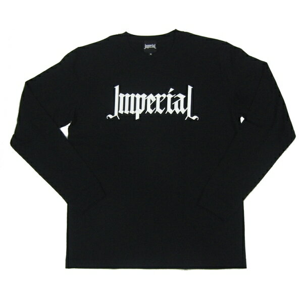 インペリアル／IMPERIAL LOGO BLACK (Mサイズ) ロングスリーブTシャツ
