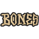 ボーンズ ウィール BONESWHEELS／BONES 5” STICKER (BLACK/GOLD) ステッカー