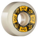 {[Y EB[ BONESWHEELS^BONES WHEELS X-FORMULA BLACK&GOLD V6 WIDECUT 54mm 99A EB[