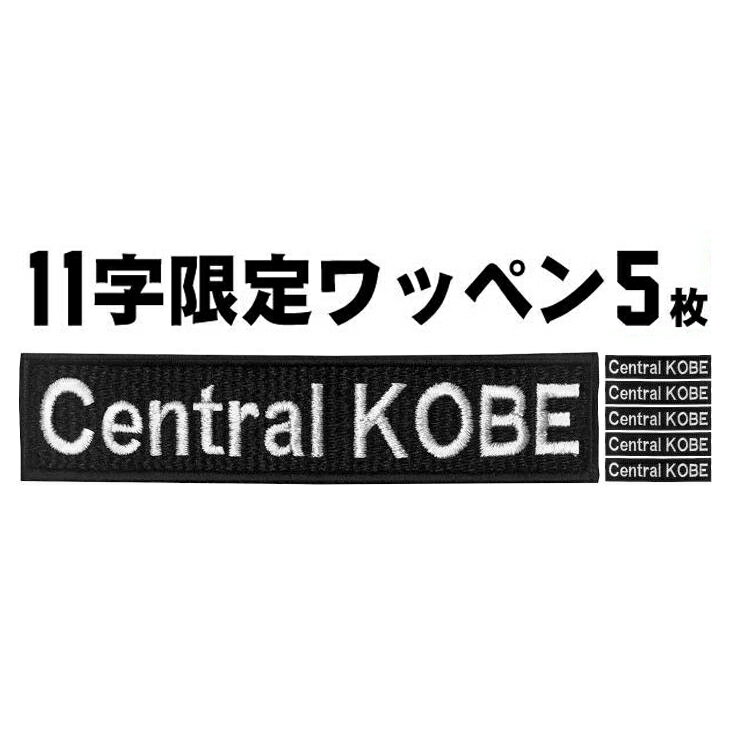 11文字限定 5枚入 ネームワッペン 1枚あたり740円〜 セミオーダー ネーム刺繍 アイロン接着 刺繍 シシュウ 作業着 チームネーム 名入れ バッジ 会社ネーム 社名 バイクワッペン ペットの名前【ゆうパケット便対象商品】【楽ギフ_名入れ】