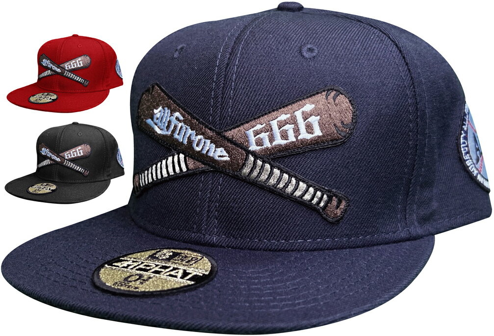 樂天商城 - AFO CROSSED BATS 666 SNAPBACK CAP
