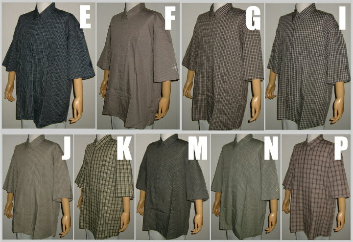 【AFO / UNISEX】CHECK SHIRTS【10色】半袖シャツ BIGサイズ3XL〜 大きいサイズ メンズ シャツ 2L 3L 4L 5L XL XXL XXXL XXXXL キングサイズ ビックサイズ【ゆうパケット便対象商品】