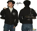 AFO IRON CROSS SWINGTOP JACKET / アイアンクロス スウィングトップ ジャケット 黒 ハリントンジャケット スキンヘッド スキンズ ドイツ 鉄十字【完全受注生産】