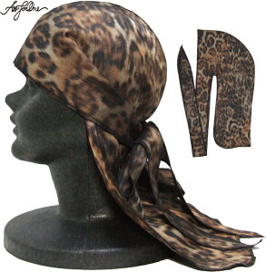 【AFO】Heart of the leopard DURAG / ドゥラグ【豹柄】レオパルド ドゥーラグ durag ドゥラグ インナーキャップ ストッキング キャップ DURAG DU RAG ドゥーラグ【ゆうパケット便対象商品】