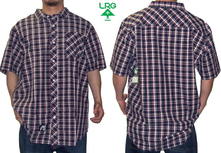 樂天商城 - 【LRG】DIVISION SERIES S/S WOVEN（G102003）（エルアールジー）BIGサイズ/3XL〜/38インチ〜