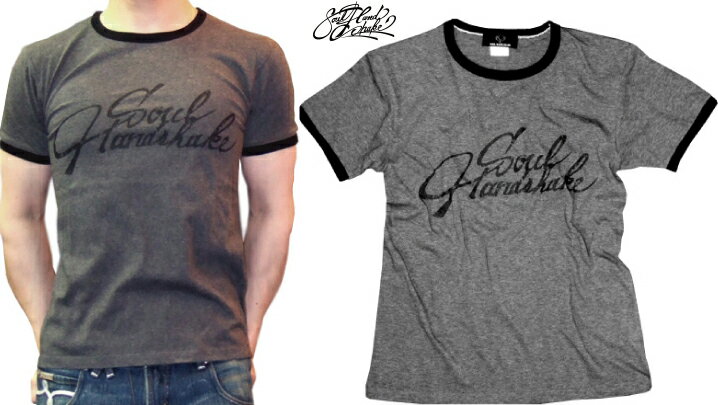 樂天商城 - 【SHS】VINTAGE SCRIPT RINGER TEE 【ブラック】【ゆうパケット便対象商品】オールシーズン