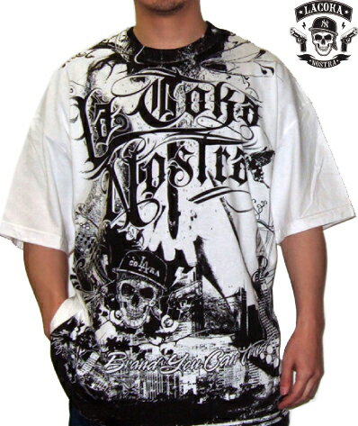 【LA COKA NOSTRA】 A Brand You Can Trust Allover Tシャツ Limmited【ゆうパケット便対象商品】