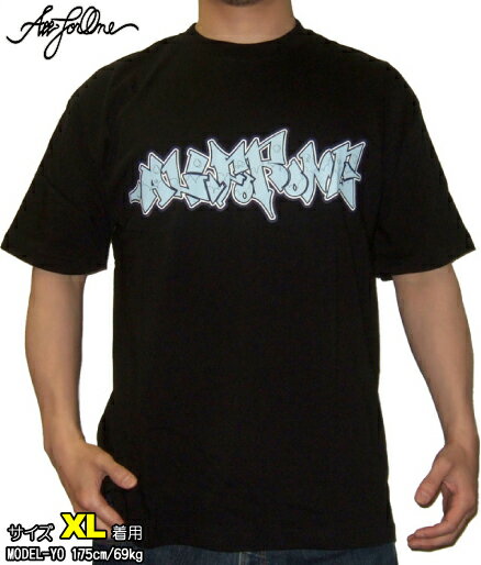 樂天商城 - AFO URBAN TAG SCRIPT Tシャツ 黒 BIGサイズ 3XL〜【ゆうパケット便対象商品】