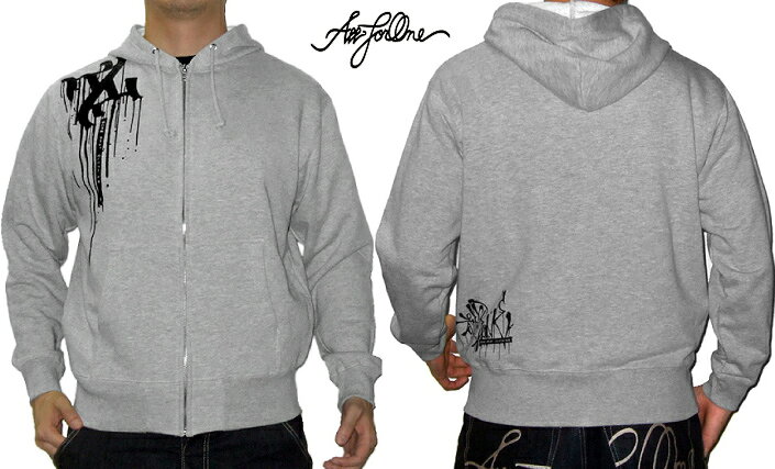 乐天商城 - AFO ALL BLOOD スウェット ジップ パーカー ウラ毛 グレー