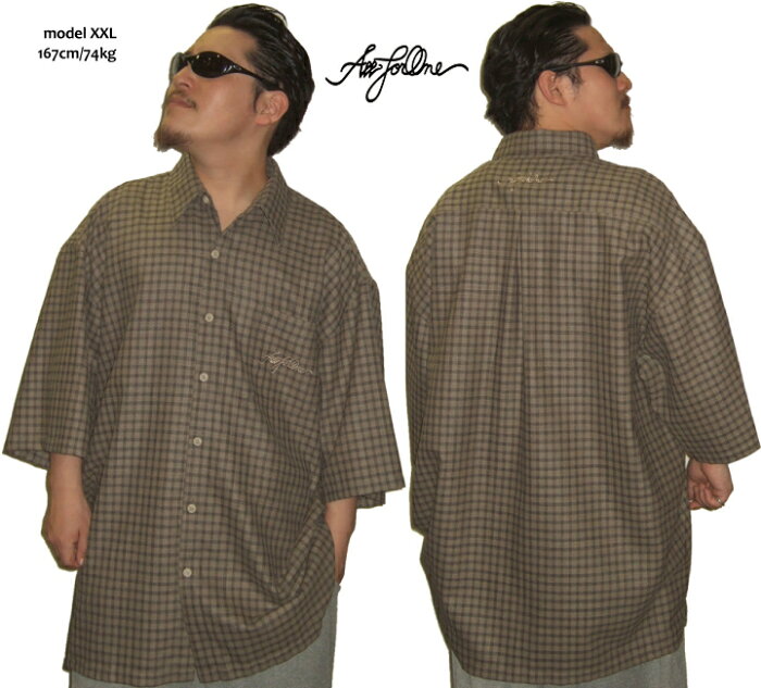 AFO Ginkgo Biloba Shirts VIP 半袖シャツ BIGサイズ3XL〜 大きいサイズ メンズ シャツ 2L 3L 4L 5L XL XXL XXXL XXXXL キングサイズ ビックサイズ
