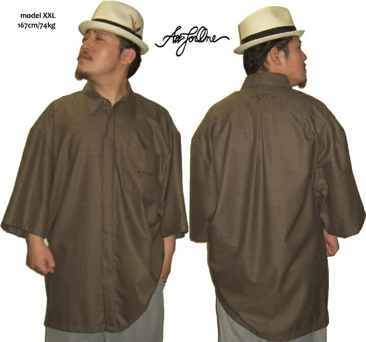 AFO Traditional clothe Shirts VIP 半袖シャツ BIGサイズ3XL〜 大きいサイズ メンズ シャツ 2L 3L 4L 5L XL XXL XXXL XXXXL キングサイズ ビックサイズ