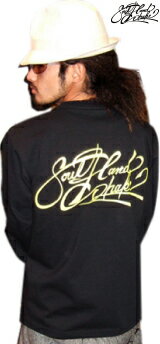 乐天商城 - 【SHS】 ショルダー ペイント ロンT 【黒・茶】