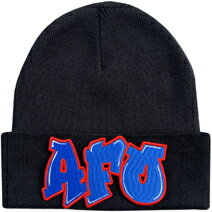 樂天商城 - 【AFO】GRAFFITI KNIT CAP ニットキャップ【BLACK】