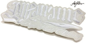 乐天商城 - AFO OLD ENGLISH WAPPEN 特大【オフホワイト】オールドイングリッシュ ワッペン アイロン接着 シシュウ メキシカン チカーノ スキンズ HARDCORE ハードコア【ゆうパケット便対象商品】