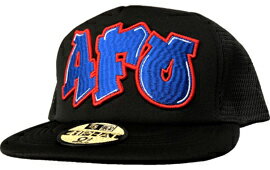 乐天商城 - 【AFO/UNISEX】GRAFFITI MESH CAP メッシュキャップ【BLACK】UNISEX