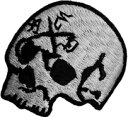 【AFO】 SKULL HEAD B WAPPEN【ゆうパケット配送対象商品】ワッペン