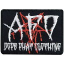 【AFO】DEATH PENTAGRAM WAPPEN【BLACK】タテ約85mm/ヨコ120mm【ゆうパケット配送対象商品】デスロゴ