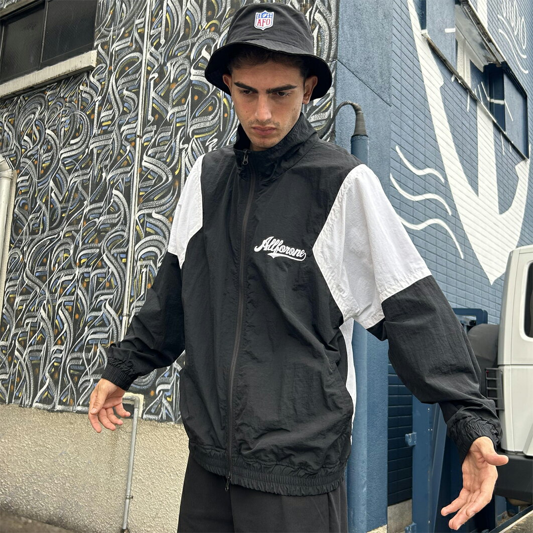 Track Jacket （Jersey） - 【AFO/UNISEX】Sports Blouson【BLACK / WHITE】スポーツ ブルゾン【完全受注生産】