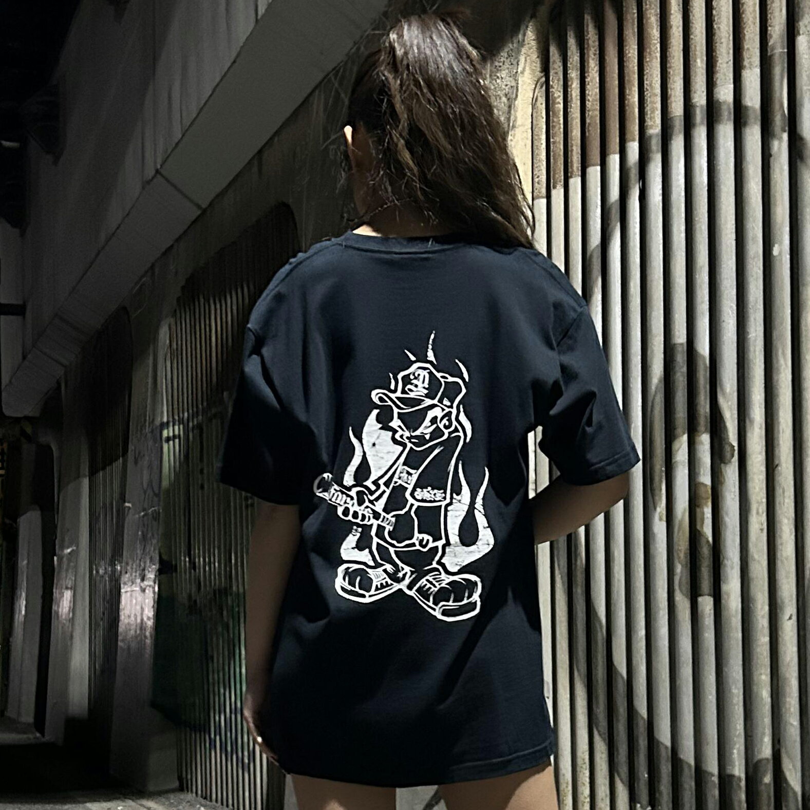 乐天商城 - 【AFO】 AFO BATTERMAN RETURNS Tシャツ 【黒】BIGサイズ【ゆうパケット便対象商品】