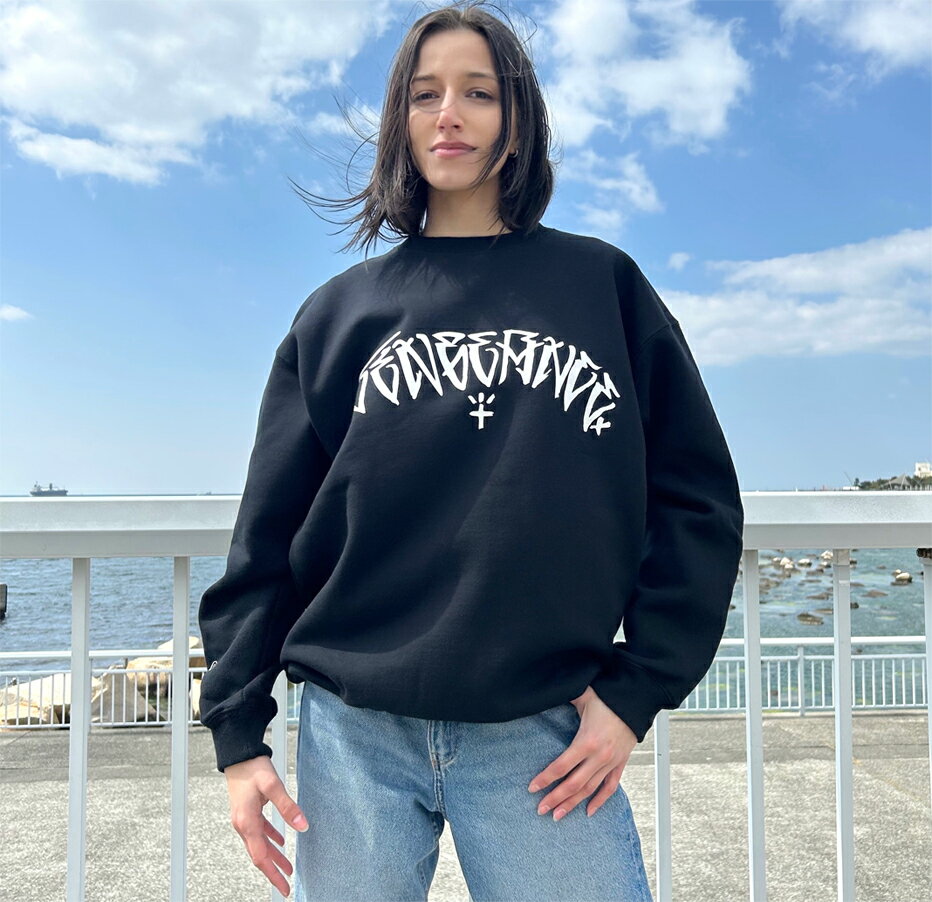 樂天商城 - 【AFO / UNISEX】asu LA SWEAT TRAINER / 阿修羅 スウェット トレーナー・ウラ起毛【BLACK・和柄】 西海岸 ファッション アシュラ 和柄 日本