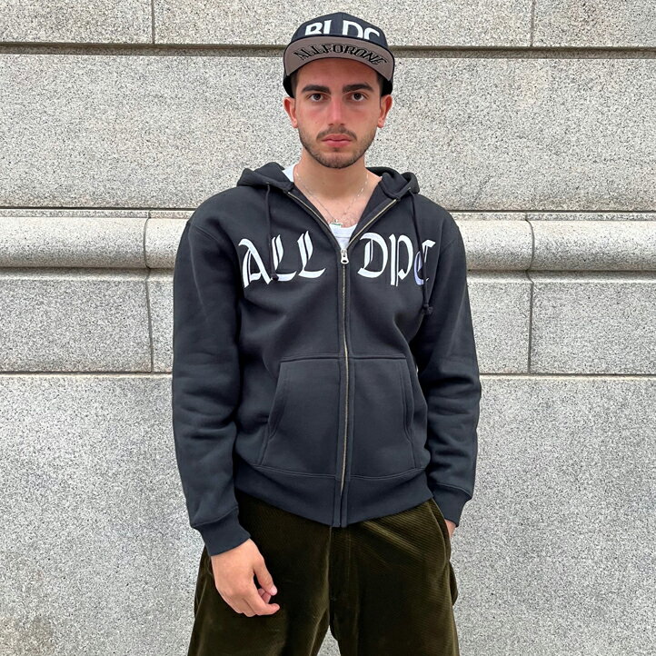 【AFO / UNISEX】Die Attire BLACK KNIGHT ARMER ジップ パーカー BEATDOWN HARDCORE ビートダウンハードコア MOSH モッシュ【完全受注生産】