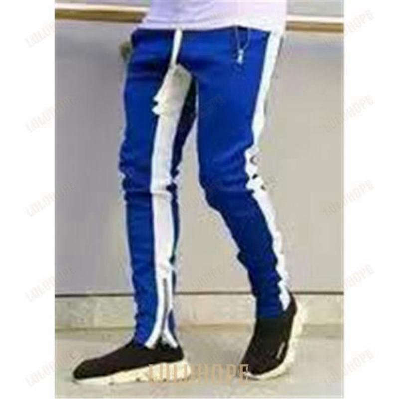 オールフォーワンのジャージ ラインパンツ 伸縮 ジャージパンツ デニムパンツ ジョガーパンツ スウェットパンツ ボウェア スウェット スポーツ ジム 家着 秋 夏 春｜アングル2
