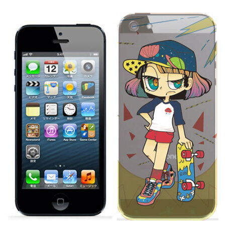 iphone5sケースiphone5ケースiphone4sケースiphone5cケースe3taえみたかわいいキッチュ個性的ポップカラフルiphone5sケースiphone5ケースクリアアリスツインテール【RCP】02P01Feb14