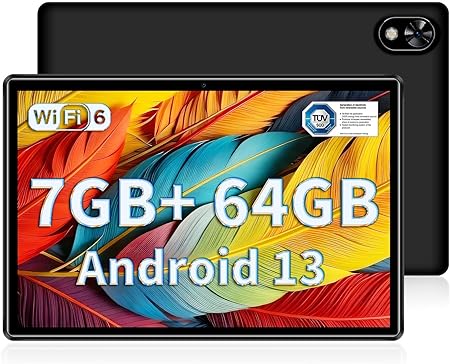 [新品] Doogee U9タブレット 10.1インチ wi-fiモデル7GB 3+4拡張 +64GB+1TB拡張可能4コア CPU 2.0Ghz WiFi 6 5060mAh大容量バッテリー 5MP/2MPカメラ 1280*800 Type-C充電 Bluetooth5.0 子供用…