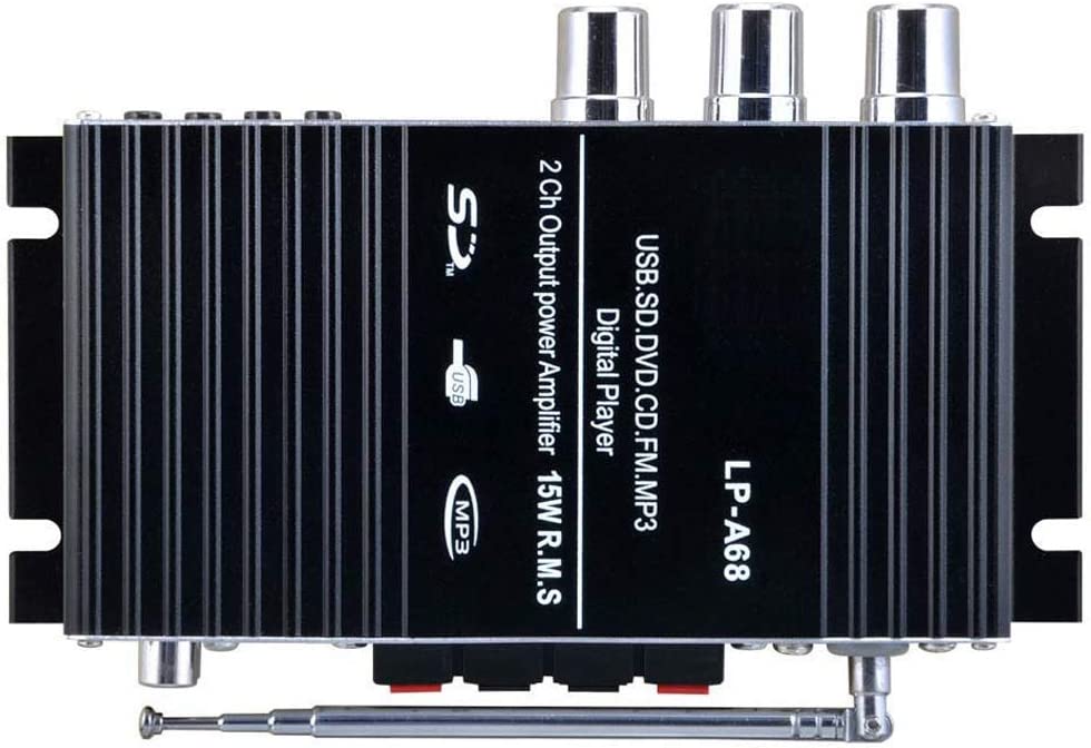 Lepy LP-A68 ¿��ǽ�����ѥ����ȥХ��ݡ����֥륢���FM SD USB MP3 USB�����ɥ��ƥ쥪�����ǥ��������ѥ�����