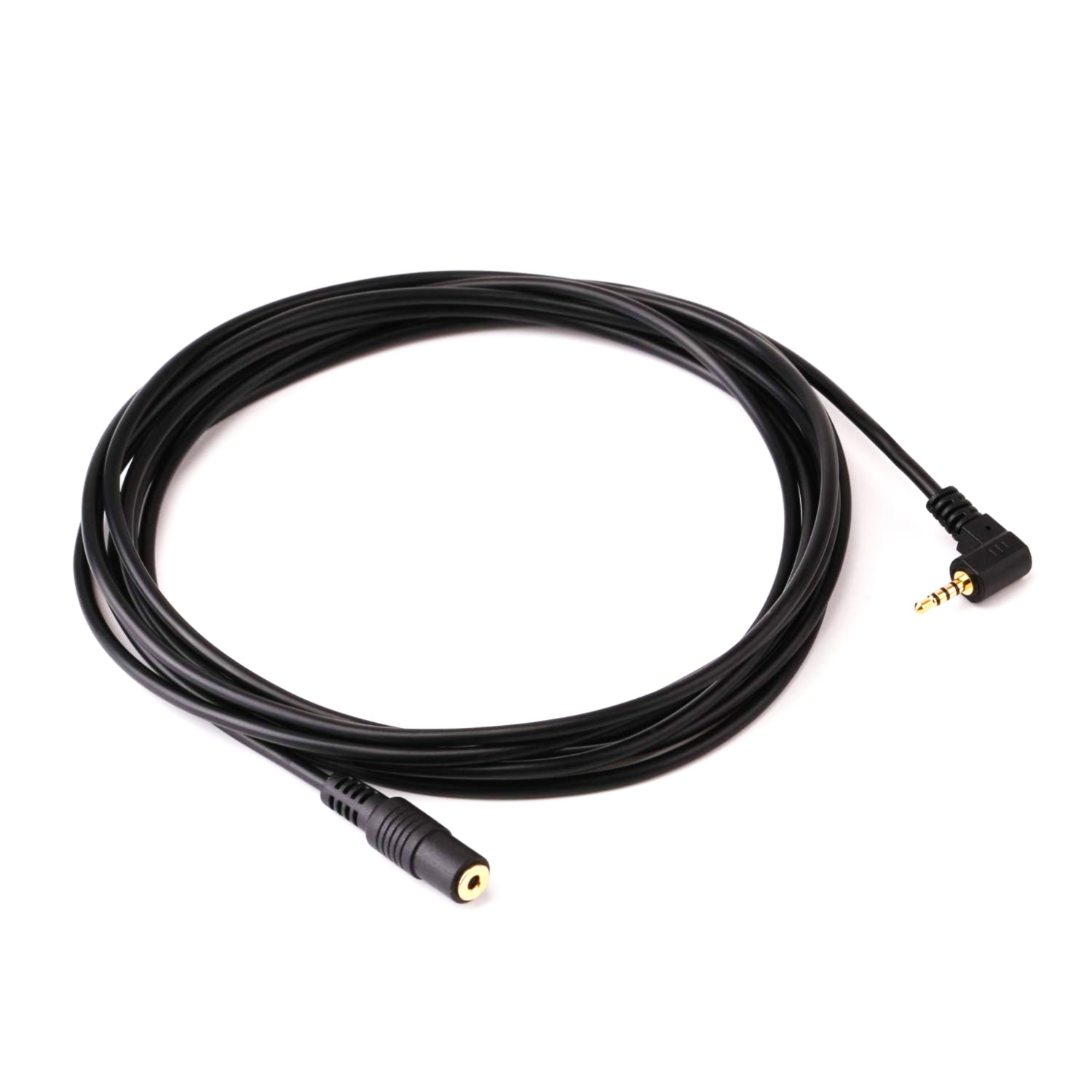 [Basicest] 2.5mm ステレオケーブル 4極 延長 L型プラグ (3m) 金メッキ端子 ドライブレコーダー バック..