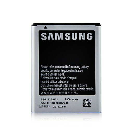 Samsung サムソン Galaxy Note N7000　バッテリー 電圧 :3.7V 容量 :2500mAh タイプ :リチウムイオン ※こちらのバッテリーは、海外版の純正バルク品となります。カメラ等の機材同梱品です。 国内製のカメラで安心して使っていただけます。 バルク品の為、ビニール袋に入っている状態の簡易包装品となります。 また、入荷状況によりラベルの印字やデザインなどが、変更になった物のお届けに成る場合がございます。Samsung サムソン Galaxy Note N7000 純正 バッテリー
