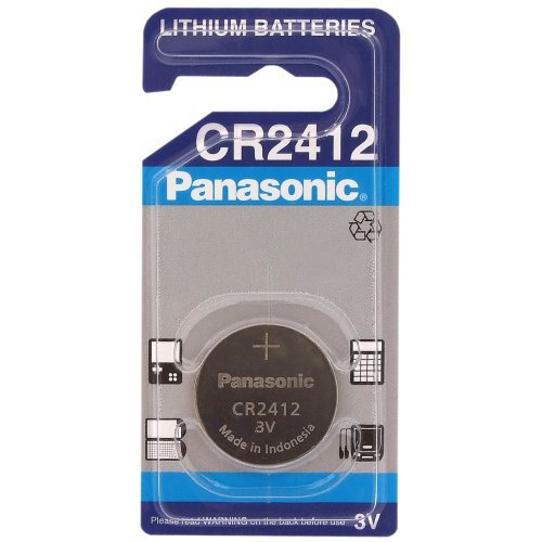[ボタン電池] Panasonic CR2412 1個 リチウムボタン電池 レクサス クラウン マジェスタ等 カードキーに使用されているボタン型リチウム電池（at_3493-01)Y