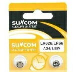 [ボタン電池] SUNCOM リチウム電池 LR66 1.5V 2個 電卓や時計携帯ゲーム機・カード型リモコンなど様々な用途に 　（3603-02)Y
